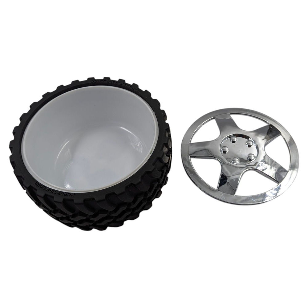 Nobby Tire Bowl with Lid Dishware Automotive Novelty Gift